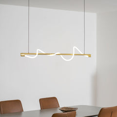 Linear Curve Island Pendant Lamp