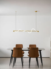 Linear Curve Island Pendant Lamp