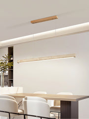 Linear Travertine Pendant Lamp