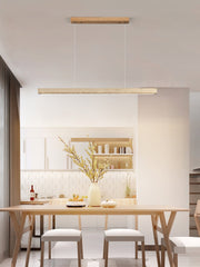 Linear Travertine Pendant Lamp