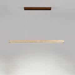 Linear Travertine Pendant Lamp