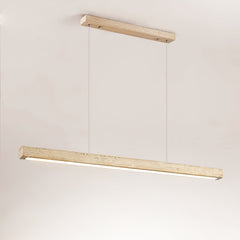 Linear Travertine Pendant Lamp