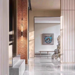 Long Arc Glass Wall Lamp