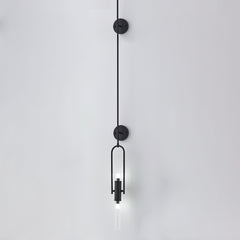 Long Arc Glass Wall Lamp