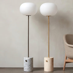 Lumina Pillar Orb Floor Lamp