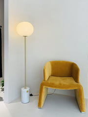 Lumina Pillar Orb Floor Lamp