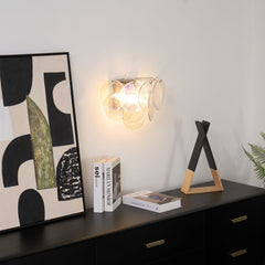 Lunaria Disc Murano Wall Lamp