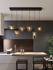 Bottle Glass Pendant Light