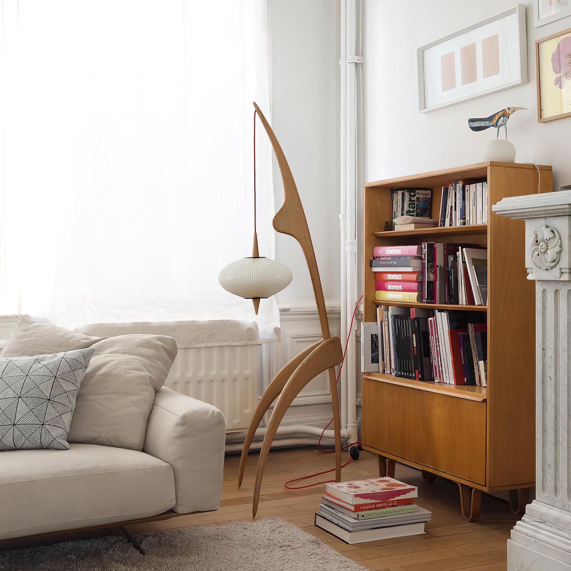 Mantis Wood Floor Lamp