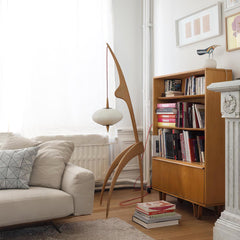 Mantis Wood Floor Lamp