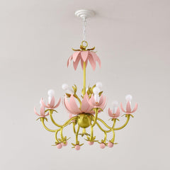 Mardi Gras Blossom Chandelier
