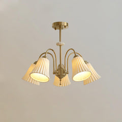 Medieval Ceramic Trumpet Chandelier