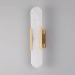 Melange Elongated Alabaster Wall Lamp