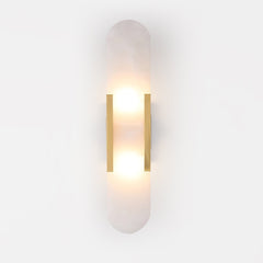 Melange Elongated Alabaster Wall Lamp