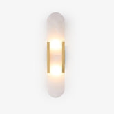 Melange Elongated Alabaster Wall Lamp