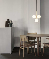 Miira Brass Pendant Swag Light