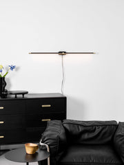 Minimalist Linear Plug-in Wall Lamp