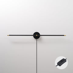 Minimalist Linear LED Plug-in Wall Lamp