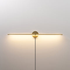 Minimalist Linear LED Plug-in Wall Lamp