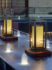 Square Cage Outdoor Light