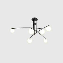Modern Long Arm Chandelier