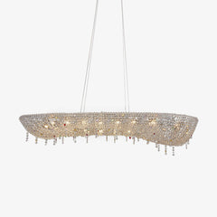 Modern Round Crystal Chandelier