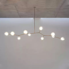 Molecular Glass Balls Chandelier