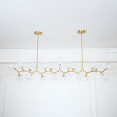 Molecular Glass Balls Chandelier