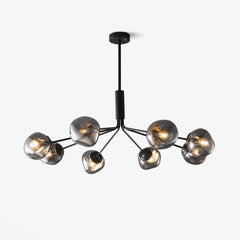 Molecular Glass Chandelier