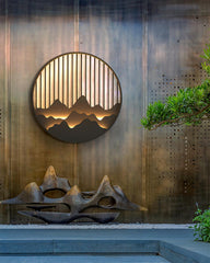 Mountain Outdoor Wall Lamp