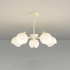 Murano Cream Chandelier