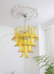 Murano Glass Petals Chandelier