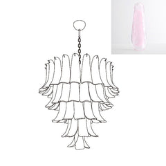 Murano Glass Petals Chandelier