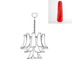 Murano Glass Petals Chandelier