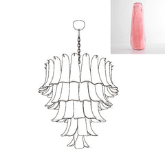 Murano Glass Petals Chandelier