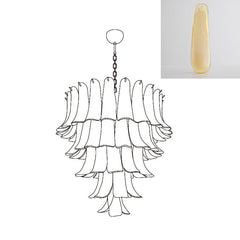 Murano Glass Petals Chandelier