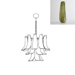 Murano Glass Petals Chandelier