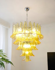 Murano Glass Petals Chandelier