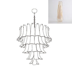 Murano Glass Petals Chandelier