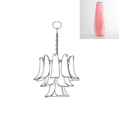 Murano Glass Petals Chandelier