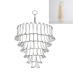 Murano Glass Petals Chandelier