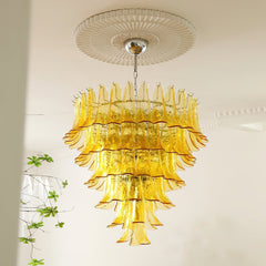 Murano Glass Petals Chandelier