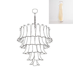 Murano Glass Petals Chandelier