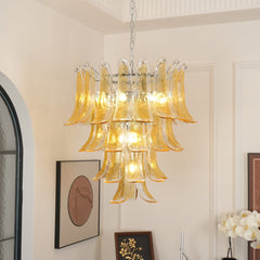 Murano Glass Petals Chandelier