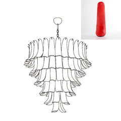 Murano Glass Petals Chandelier