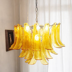 Murano Glass Petals Chandelier
