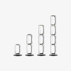 Bamboo Glass Floor Lamp