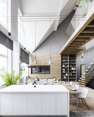 Conical Concrete Pendant Light