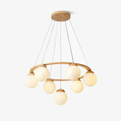 Nuura Miira Wood Chandelier