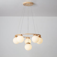 Miira Wood Chandelier